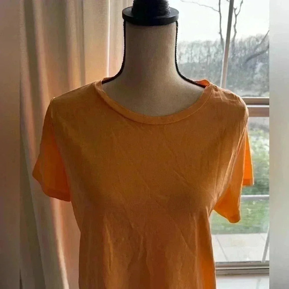 J.Crew Factory Orange Vintage slub cotton crewneck tee - Picture 3 of 6
